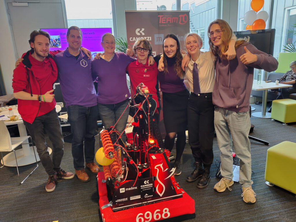 Team photo with team PI at the Human Capital Festival