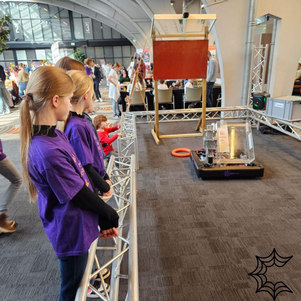 Robot driving on the field