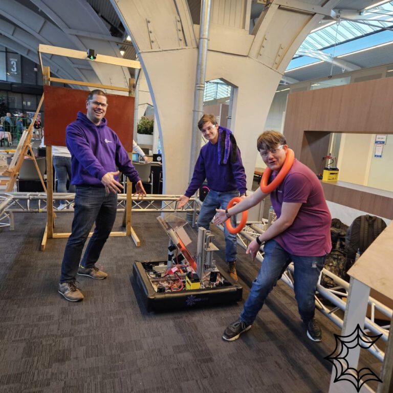FRC demo at the FLL finals
